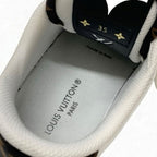Louis Vuitton Charlie Line Monogram Sneakers Shoes Leather White Gray Black — view 7