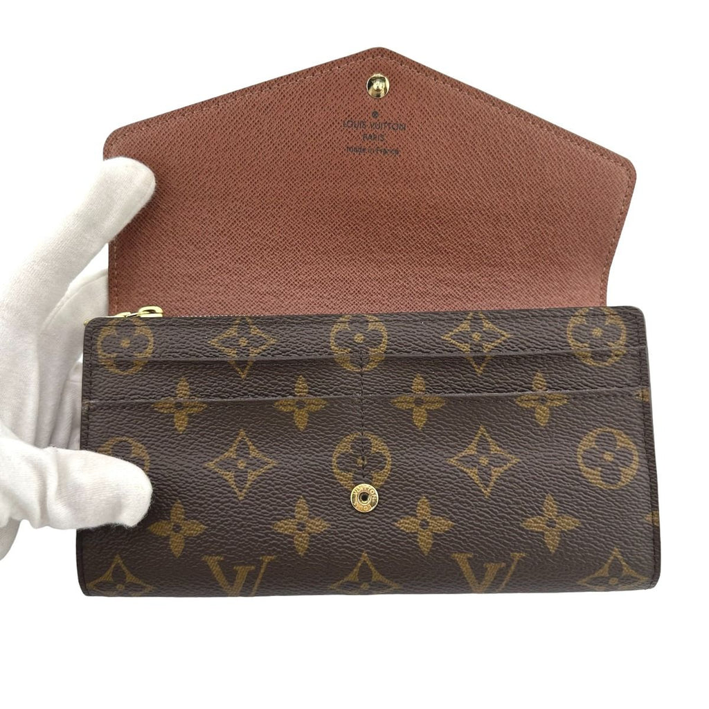 Louis Vuitton Monogram Wallet Portefeuille-sarah Long — view 9