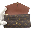 Louis Vuitton Monogram Wallet Portefeuille-sarah Long — view 9