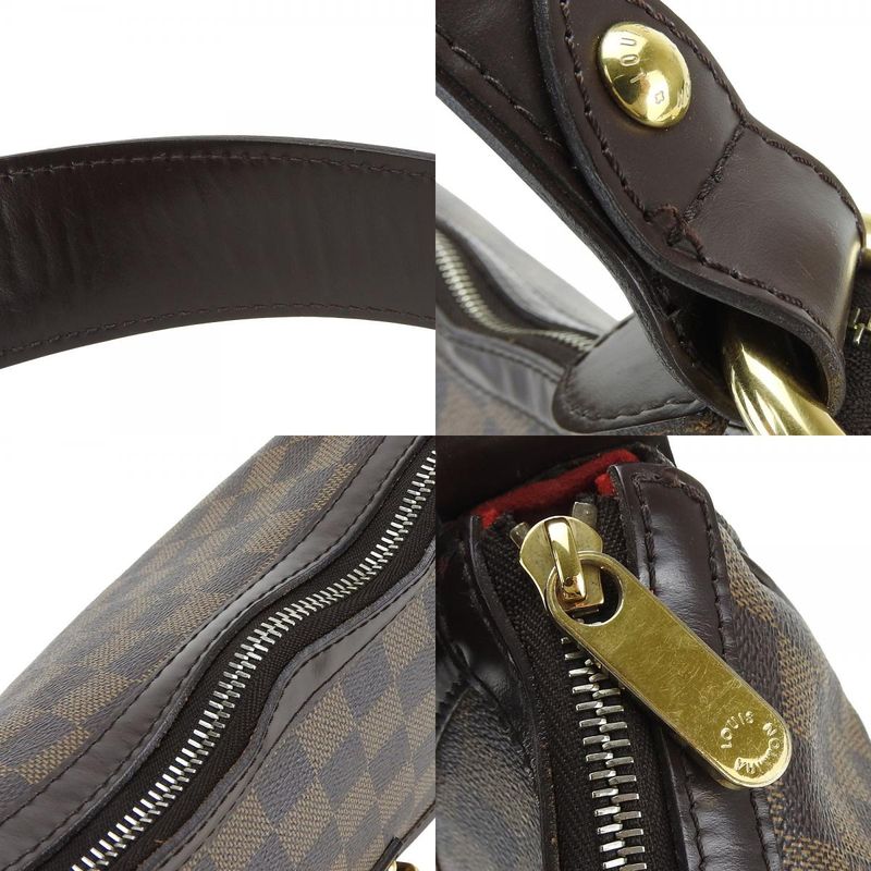 Louis Vuitton Handbag Highbury Damier Canvas Brown Gold Hardware — view 6