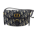 Dior Bobby Oblique Peacock Mini Shoulder Bag Gold Hardware CD Logo