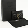 Saint Laurent Cassandra Card Case Lambskin