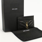Saint Laurent Cassandra Card Case Lambskin