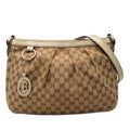 Gucci GG Canvas Ski Beige Leather