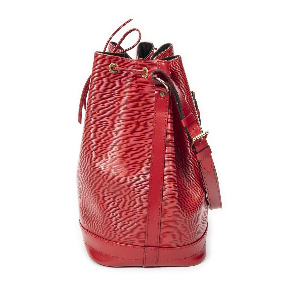 Louis Vuitton Noe Red Epi Handbag — view 3
