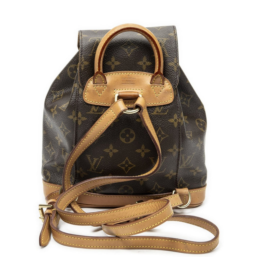 Louis Vuitton Montsouris Brown Monogram Canvas Shoulder Bag — view 5