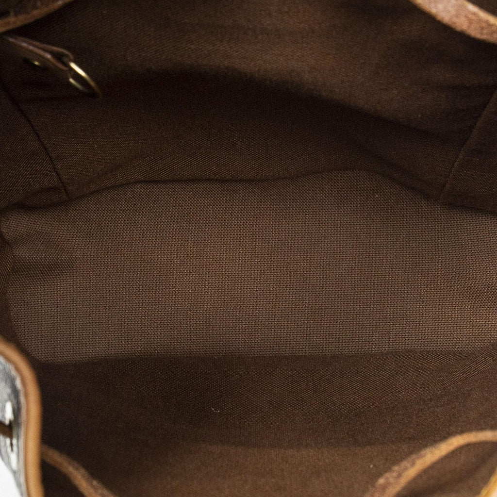 Louis Vuitton Montsouris Brown Monogram Canvas Shoulder Bag — view 9