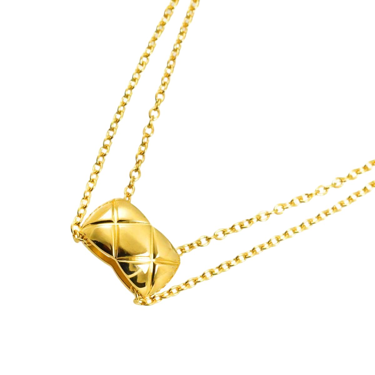 Chanel Coco Crush Necklace 40 18k YG Yellow Gold 750 Certificate
