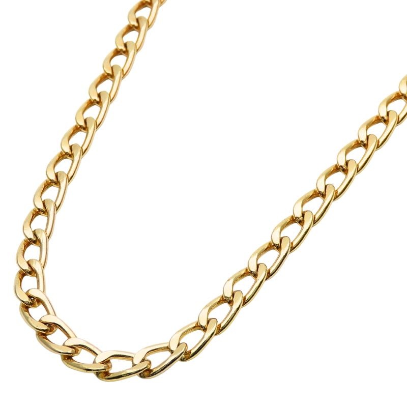Christian Dior Necklace Long Chain Metal Gold GP Accessory Plated — view 2