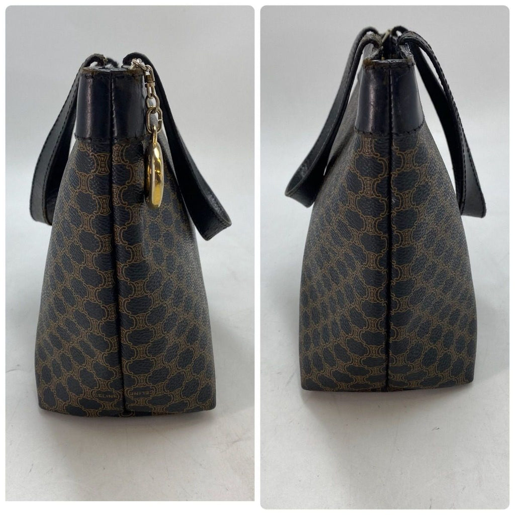 Celine Handbag Black Macadam Lunch Travel Business — view 6