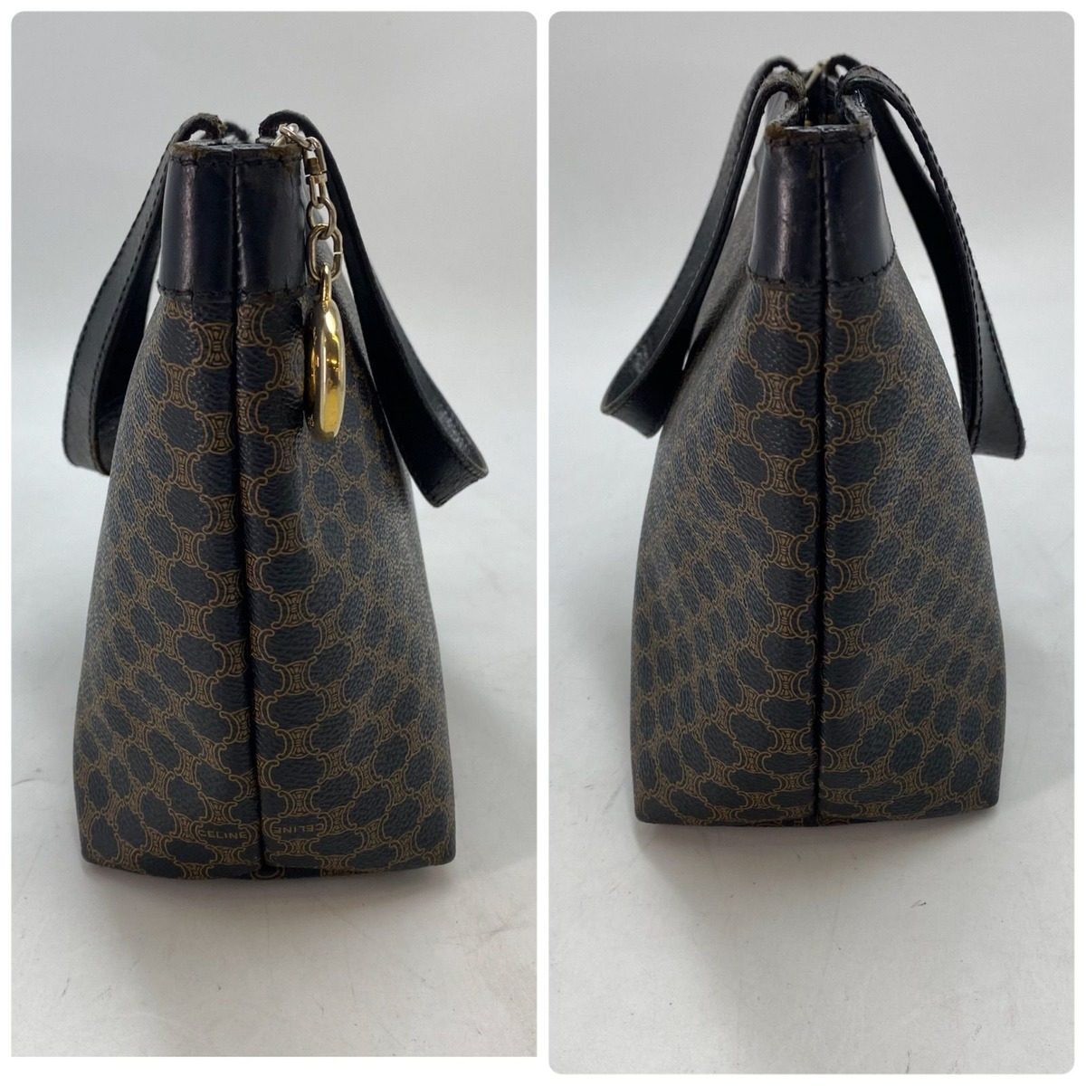 Celine Handbag Black Macadam Lunch Travel Business — view 6