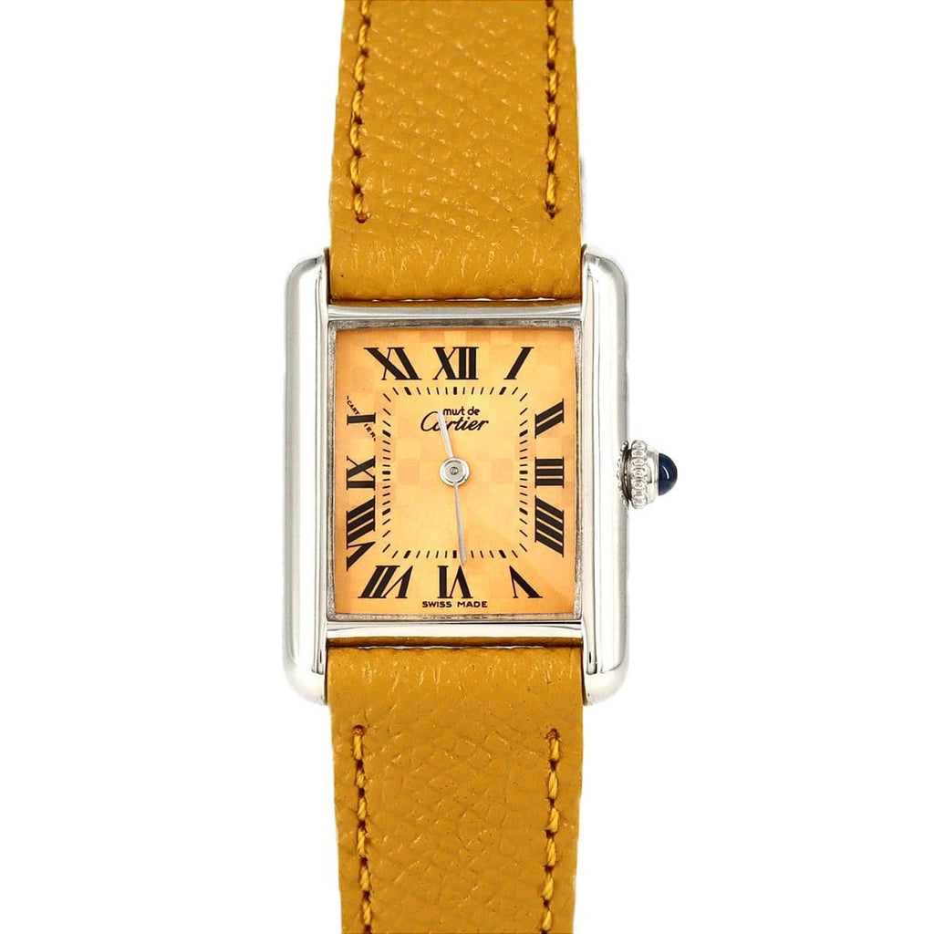 Cartier Must Tank SM Silver Quartz Bracelet Dial Color