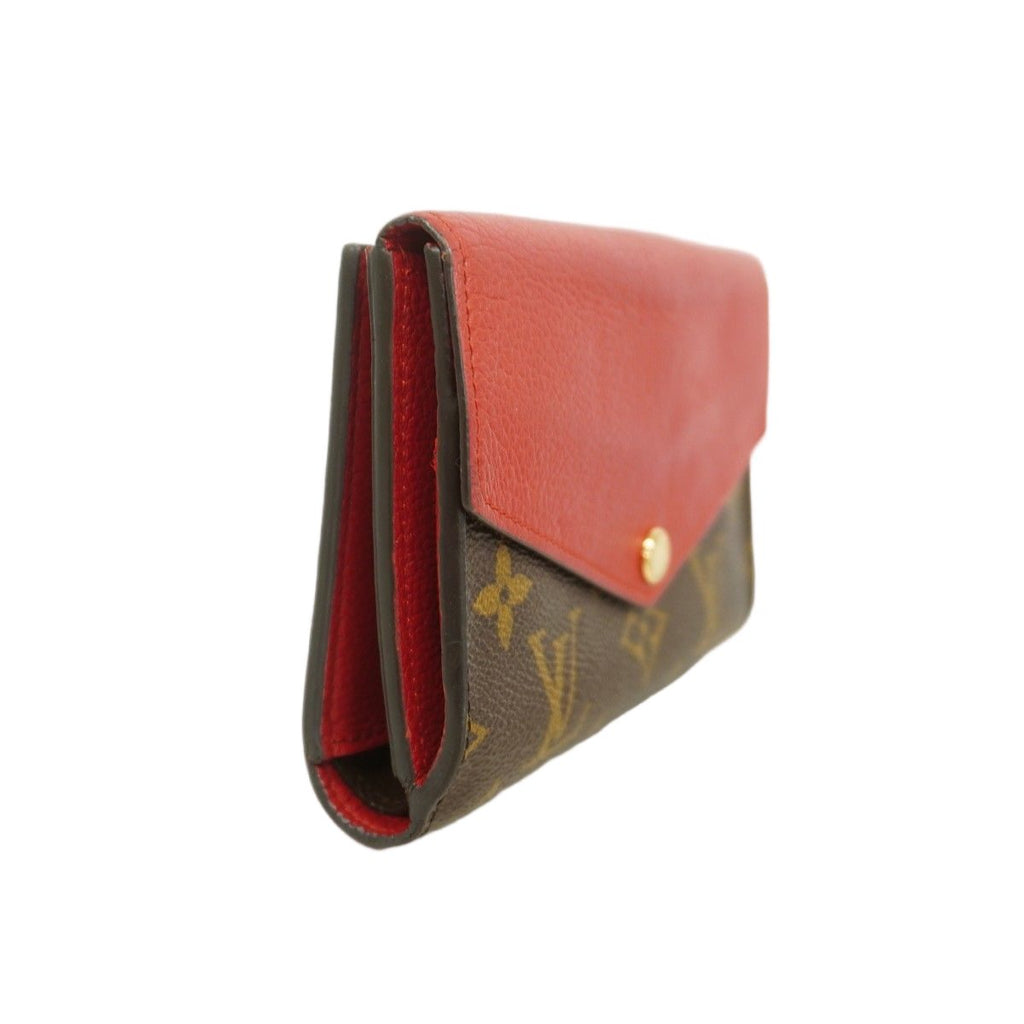 Louis Vuitton Wallet Monogram Portefeuille Pallas Compact Cerise — view 2