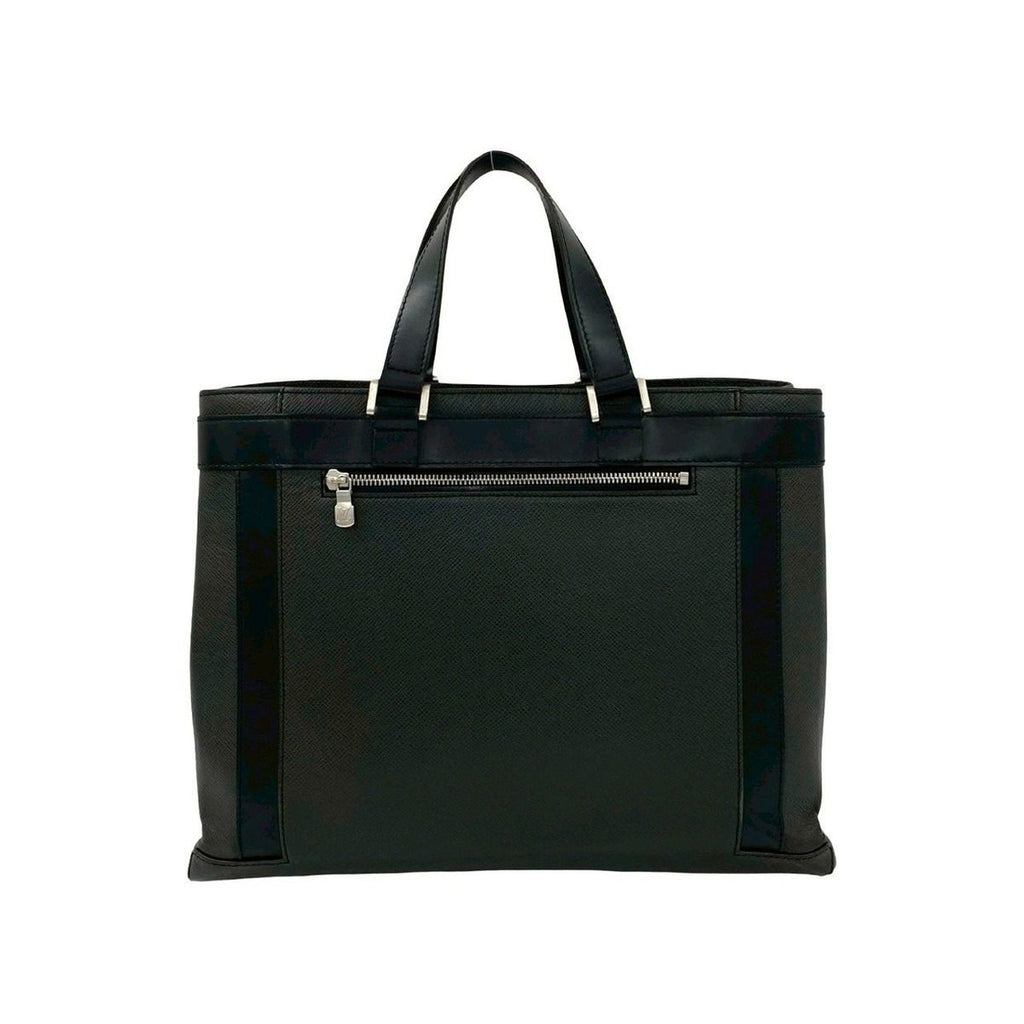 Louis Vuitton Kasbek PM Taiga Leather Tote Business Black — view 3