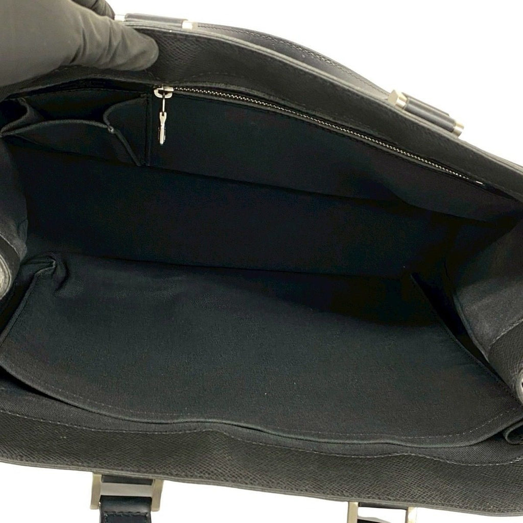 Louis Vuitton Kasbek PM Taiga Leather Tote Business Black — view 9
