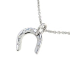 Hermes Horse Shoe Necklace Diamond
