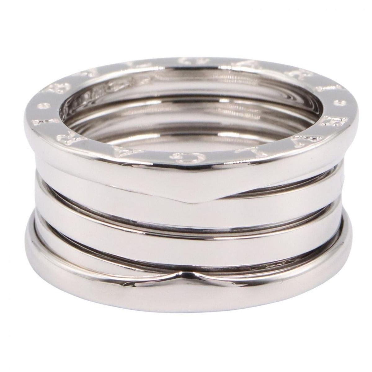 Bvlgari Ring B-Zero One Band 18K White Gold