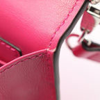 Gucci Shoulder Bag GG Matelasse Mini Fuchsia Pink Nylon Leather — view 6