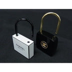 Chanel CC Logo la Collection Cadena Padlock Black White — view 4