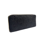 Louis Vuitton Portefeuille Clemence Monogram Empreinte Leather Black Round — view 2