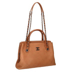 Chanel Quilted 2-Way Caviar Leather Handbag