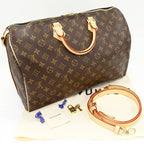 Louis Vuitton Boston Bag Shoulder Monogram Speedy Bandouliere 40 2-Way Travel — view 6