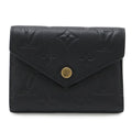 Louis Vuitton Monogram Empreinte Portefeuille Victorine Trifold Wallet Noir