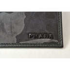 Prada Card Case Business Holder 2 M1149 Camofula Black Dark Blue — view 4