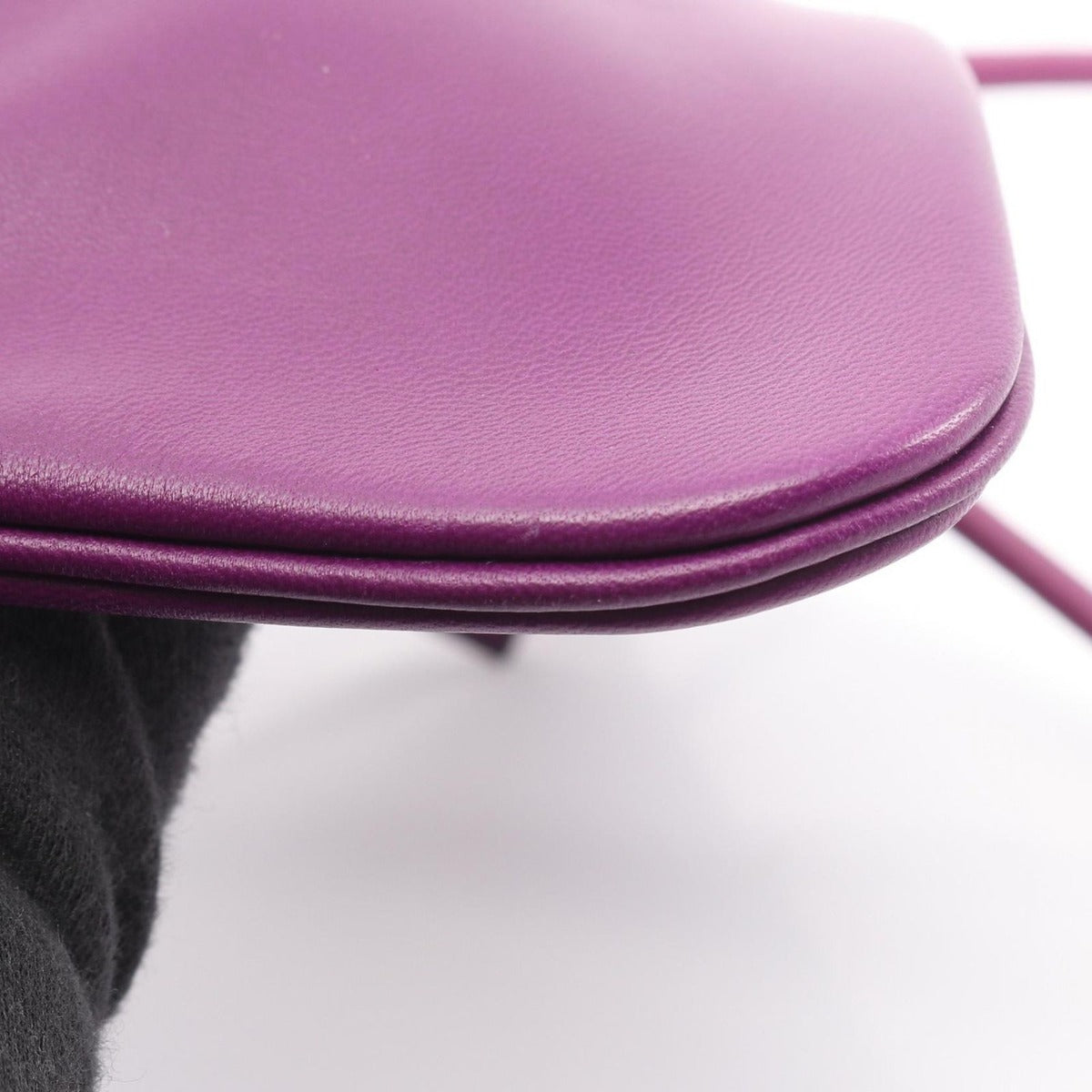 Hermes Shoulder Bag Sac Aline Mini Anemone Leather Purple — view 7