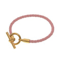 Hermes Glenan Rose Sakura Gold Bracelet Accessories 0134