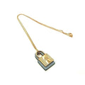 Hermes O'Kelly Necklace Gold Gray