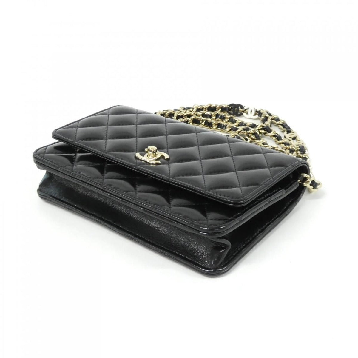 Chanel Chain Wallet Black — view 3