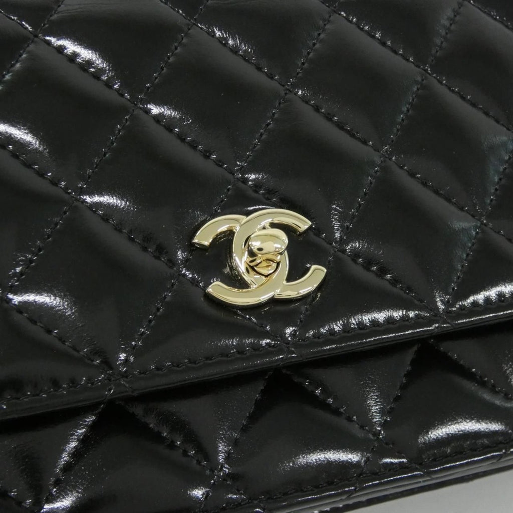 Chanel Chain Wallet Black — view 4