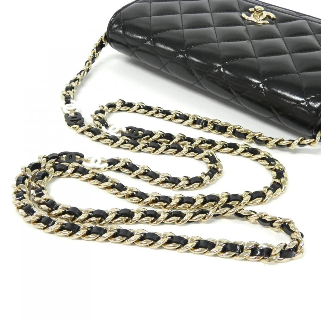 Chanel Chain Wallet Black — view 5