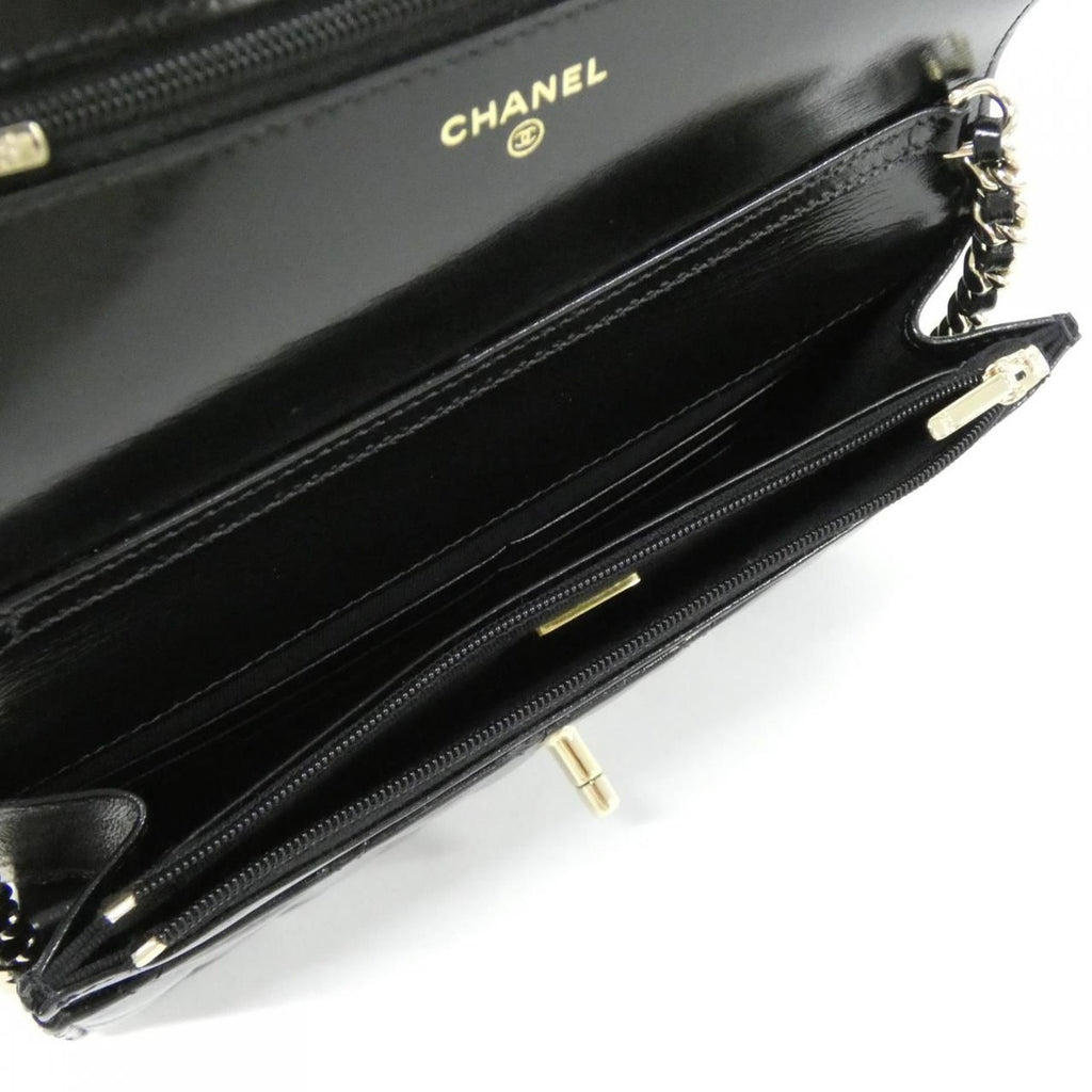 Chanel Chain Wallet Black — view 8