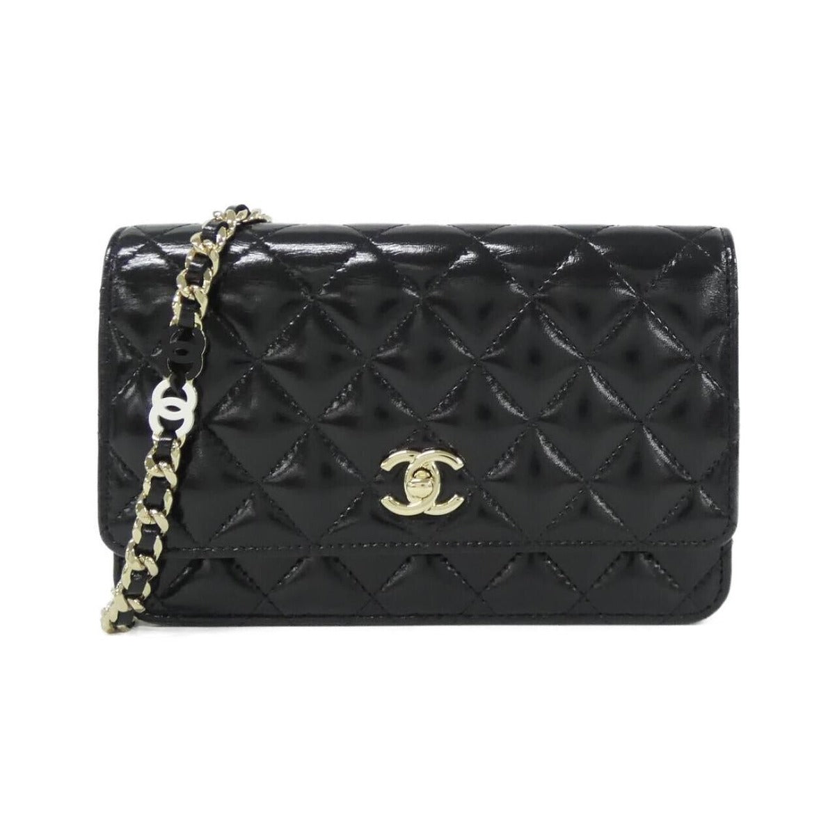 Chanel Chain Wallet Black