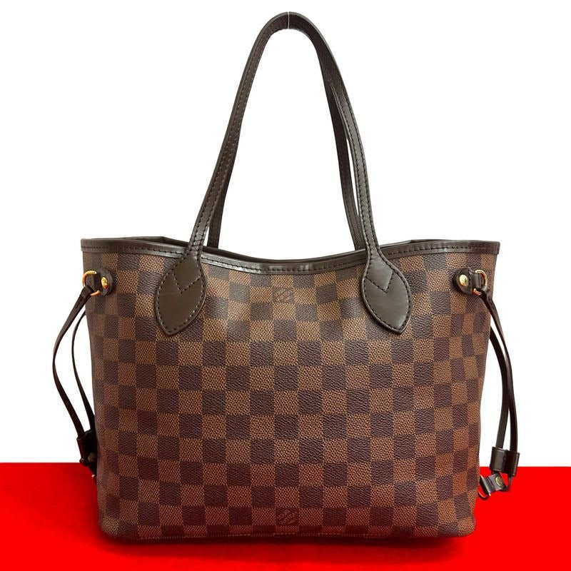 Louis Vuitton Neverfull PM Damier Leather Tote Bag Handbag — view 2