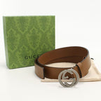 Gucci Interlocking Belt Leather