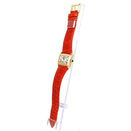Cartier Mini Tank Divan YG Quartz Bracelet Dial Color — view 2