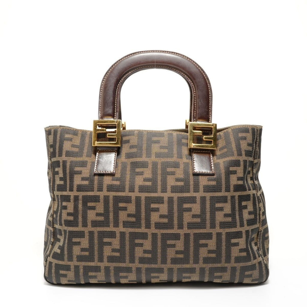 Fendi Handbag Zucca Canvas