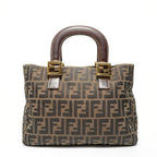 Fendi Handbag Zucca Canvas