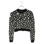 Louis Vuitton x Yayoi Kusama 23SS Rw231 YB6 Fokl23 Dot Cropped Cotton Knit