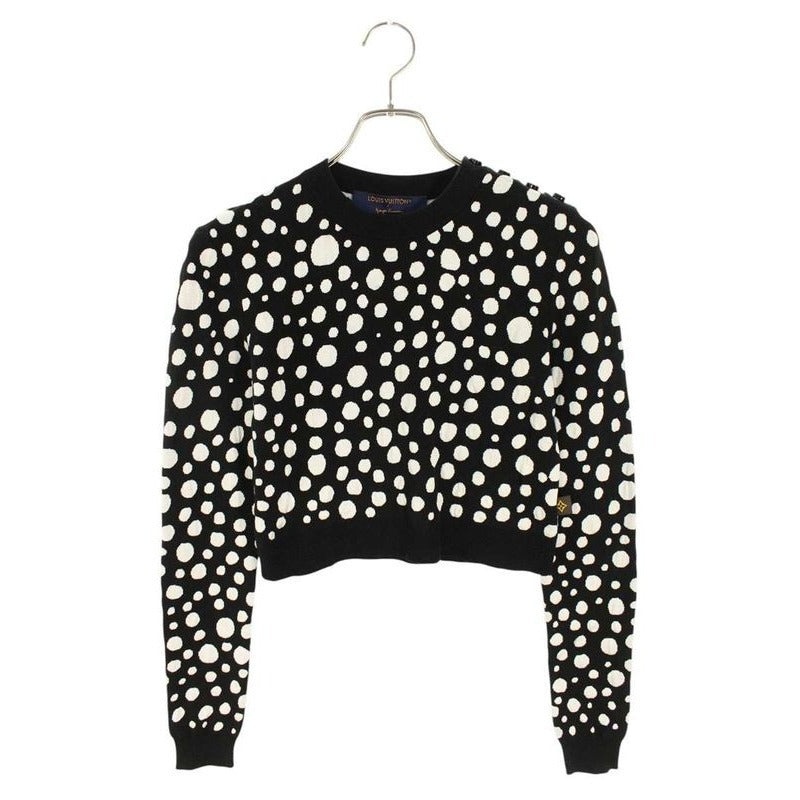 Louis Vuitton x Yayoi Kusama 23SS Rw231 YB6 Fokl23 Dot Cropped Cotton Knit