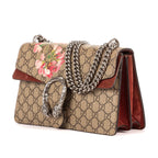 Gucci Blooms Dionysus Beige Burgundy Supreme Canvas Shoulder Bag — view 2