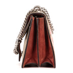 Gucci Blooms Dionysus Beige Burgundy Supreme Canvas Shoulder Bag — view 3