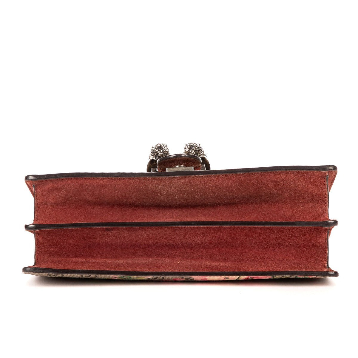 Gucci Blooms Dionysus Beige Burgundy Supreme Canvas Shoulder Bag — view 6