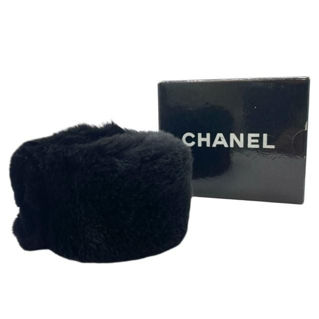 Chanel Rabbit Fur Bracelet Bangle Wristband Accessories Small