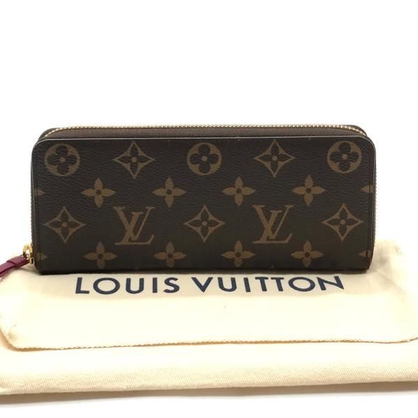 Louis Vuitton Monogram Zippy Wallet Fuchsia Pink
