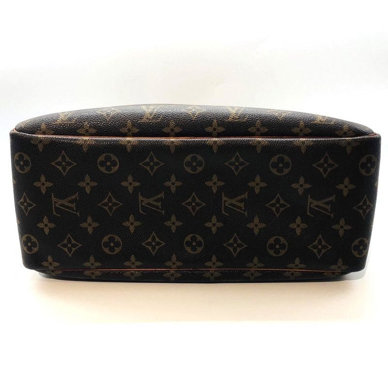 Louis Vuitton Deauville Monogram Handbag Boston Bag Leather — view 2