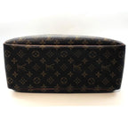 Louis Vuitton Deauville Monogram Handbag Boston Bag Leather — view 2